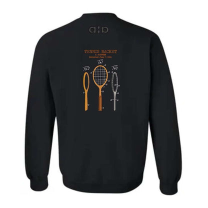 Sudadera cuello redondo mezcla pesada con Bordado "The Raquet"