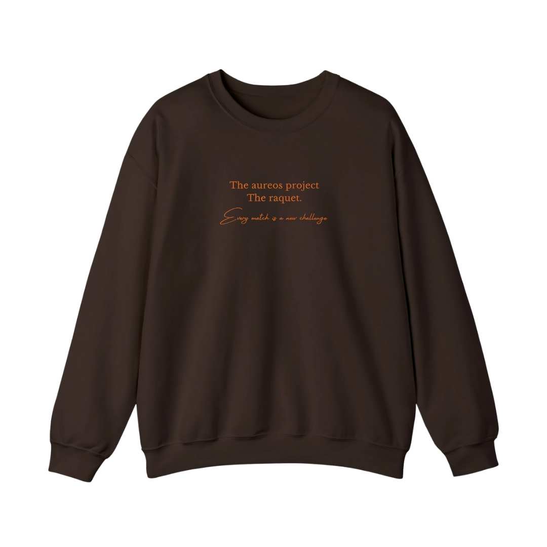 Sudadera cuello redondo mezcla pesada con Bordado "The Raquet"