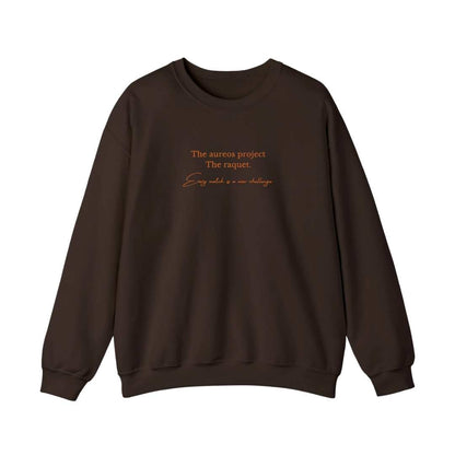 Sudadera cuello redondo mezcla pesada con Bordado "The Raquet"