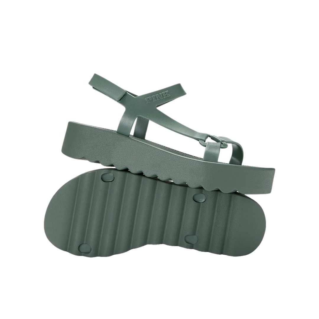 Sandalias deportivas de plataforma con tiras