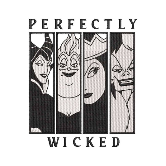 Bordado "Perfectly Wicked" en sudadera cuello redondo. EDICIÓN ESPECIAL