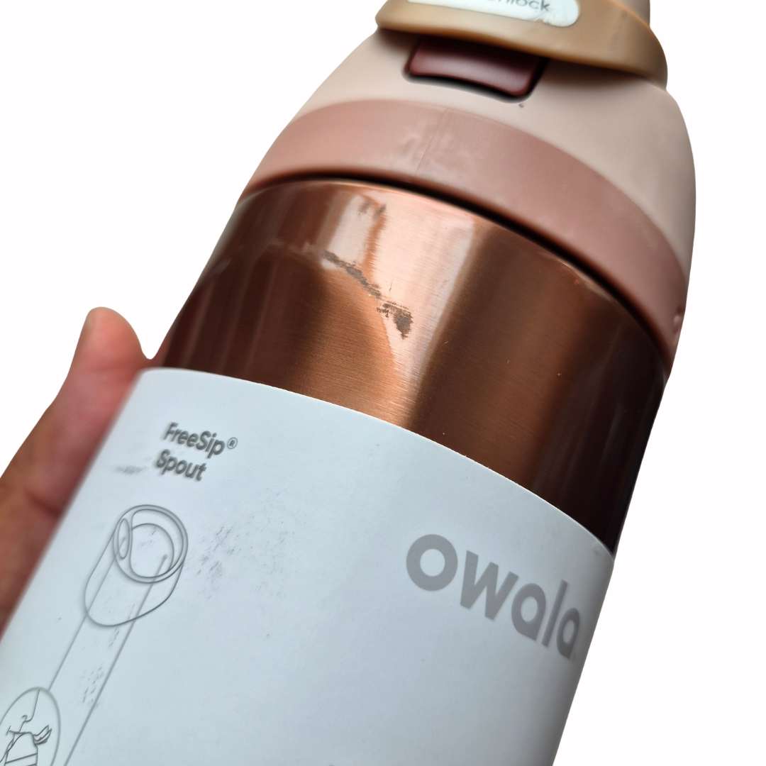 Owala FreeSip 24 oz Water Bottle - Rose gold